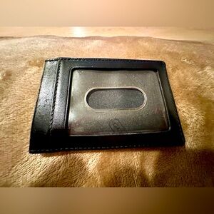 Vintage Rare 1990’s COACH Black Leather Slim Wallet Men - Good condition 💫